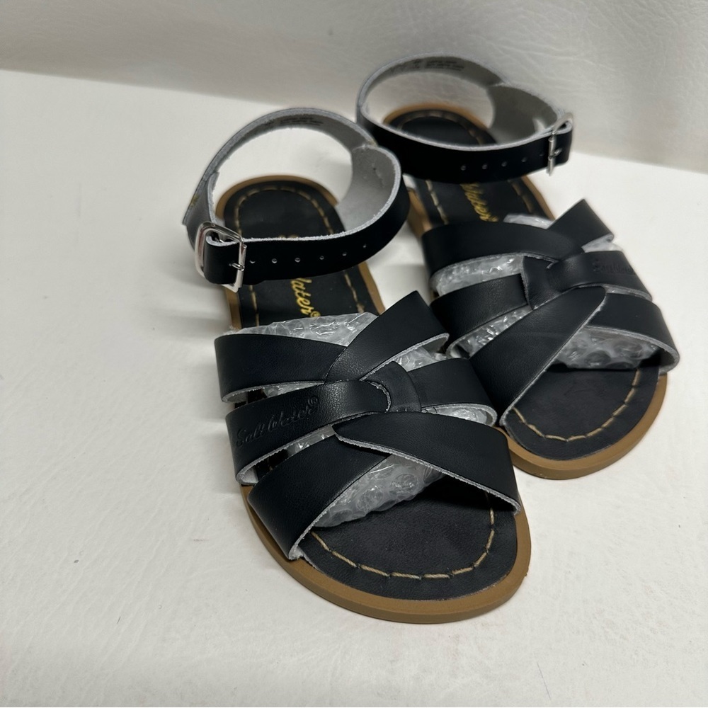 Salt water original Black Kids Sandals size 1